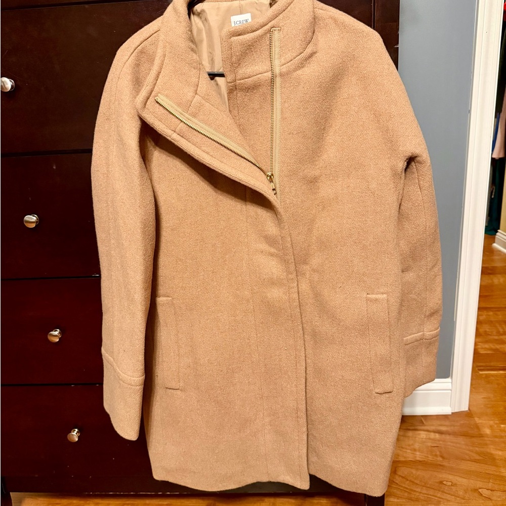J. Crew Tan Peacoat